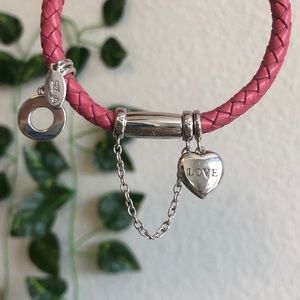 “Love” Magnetic Leather Charm Bracelet ♥️
